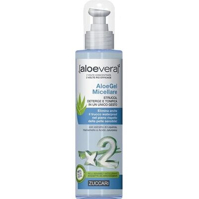 Zuccari AloeGel Micellaire - 200ml - Nettoyant Visage Zuccari AloeGel Micellaire - 200ml - Nettoyant Visage