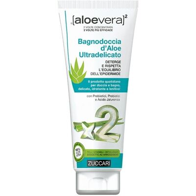 Zuccari Aloevera2 Gel Douche - Formule Douce à l'Aloe Vera - Publicité Zuccari Aloevera2 Gel Douche - Formule Douce à l'Aloe Vera - Publicité