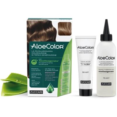 Zuccari AloeColor Biondo Scuro - Tinta Permanente Alta Pigmentazione - Qualità Salone Zuccari AloeColor Biondo Scuro - Tinta Permanente Alta Pigmentazione - Qualità Salone