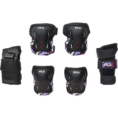 Fila BK 23-26 Púrpura Negro Protectores de articulaciones infantiles - Equipo de seguridad Fila BK 23-26 Púrpura Negro Protectores de articulaciones infantiles - Equipo de seguridad