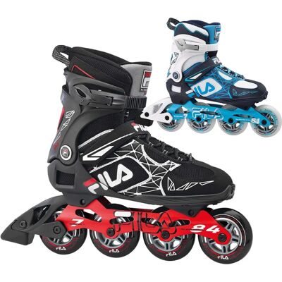 Fila Legacy Pro 84 Lady Fekete/Blanco/Azul claro - Patins - Publicité Fila Legacy Pro 84 Lady Fekete/Blanco/Azul claro - Patins - Publicité