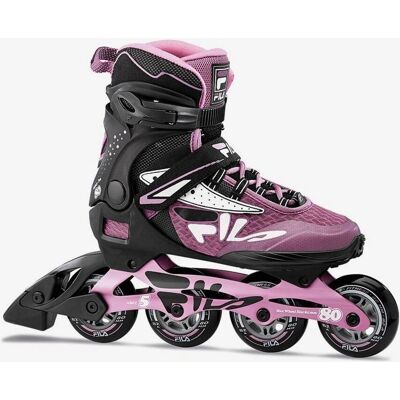 Patins Fila Legacy Pro 80 - Patins Noir/Violet - Publicité Patins Fila Legacy Pro 80 - Patins Noir/Violet - Publicité