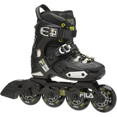 Patines en línea ajustables Fila - Niños - Negro/Lima/Azul - Patines Patines en línea ajustables Fila - Niños - Negro/Lima/Azul - Patines