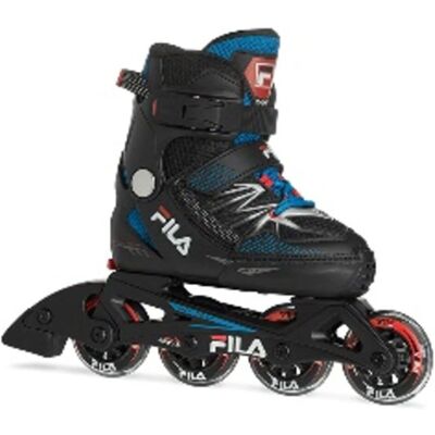 Patines en línea Fila X-One Boy - Niños, 38 EU, Negro/Azul/Rojo - Patines en línea Patines en línea Fila X-One Boy - Niños, 38 EU, Negro/Azul/Rojo - Patines en línea