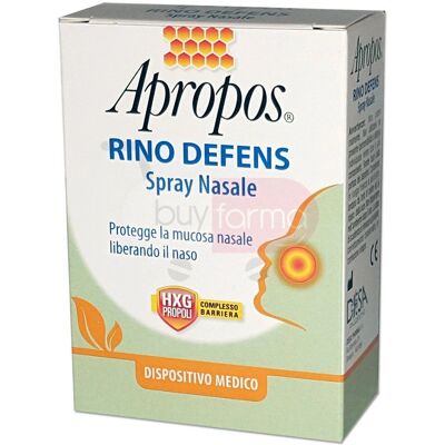 Desa Pharma Srl Apropos Rino Defens Spray Nasale 20ml - Spray Nasale Protettivo con Propoli e Barriera HXG Desa Pharma Srl Apropos Rino Defens Spray Nasale 20ml - Spray Nasale Protettivo con Propoli e Barriera HXG