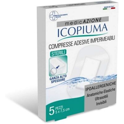 Desa Pharma Icopiuma Cerotti Adhesivi Sterili - 10x15cm - 5 pezzi Desa Pharma Icopiuma Cerotti Adhesivi Sterili - 10x15cm - 5 pezzi