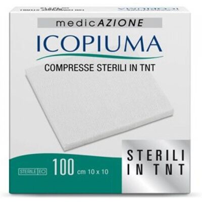 Desa Pharma Srl Icopiuma Garza Sterile in Tessuto Non Tessuto 10x10cm 100 Pezzi Desa Pharma Srl Icopiuma Garza Sterile in Tessuto Non Tessuto 10x10cm 100 Pezzi
