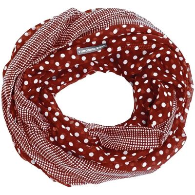 Tucano Urbano 688 LAGOTTO Pois Red - Motorcycle Neck Collar Tucano Urbano 688 LAGOTTO Pois Red - Motorcycle Neck Collar