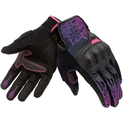 Guanti Tucano Urbano Lady Stacca Nero Viol - Abbigliamento Moto Guanti Tucano Urbano Lady Stacca Nero Viol - Abbigliamento Moto