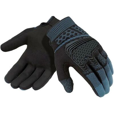 Tucano Urbano Supermano Motorradhandschuhe - Schwarz/Blau - L Tucano Urbano Supermano Motorradhandschuhe - Schwarz/Blau - L