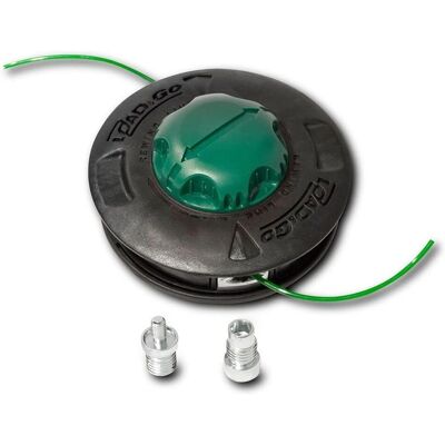 Oleo-Mac 63109002 Schwarzer Rasentrimmerkopf mit Adaptern Oleo-Mac 63109002 Schwarzer Rasentrimmerkopf mit Adaptern