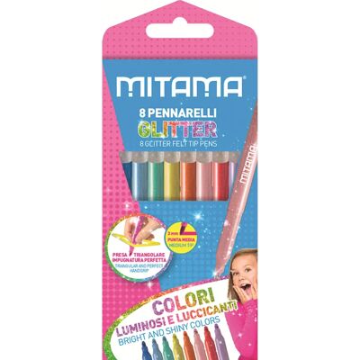 Mitama Filzstifte 8er Set Mehrfarbig - Marker Mitama Filzstifte 8er Set Mehrfarbig - Marker