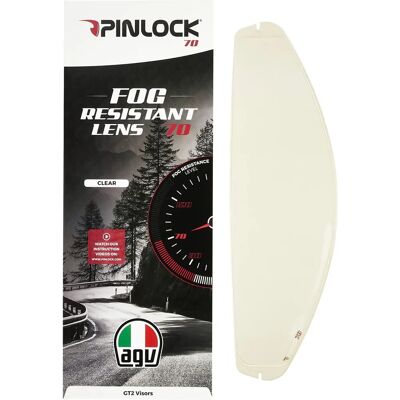 Lente Pinlock para Capacete AGV - Transparente, Compatível com K1, Compact ST Lente Pinlock para Capacete AGV - Transparente, Compatível com K1, Compact ST