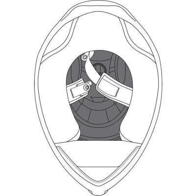 Cuscinetto interno casco AGV K-5 S Blu Scuro - 2XL Cuscinetto interno casco AGV K-5 S Blu Scuro - 2XL