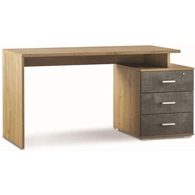SARMOG - Scrivania L154 3C - Noce Stelvio - 76x154x55 - Desk SARMOG - Scrivania L154 3C - Noce Stelvio - 76x154x55 - Desk
