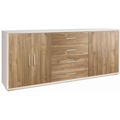 SARMOG - Credenza Armadio 200 cm - Bianco - Armario SARMOG - Credenza Armadio 200 cm - Bianco - Armario