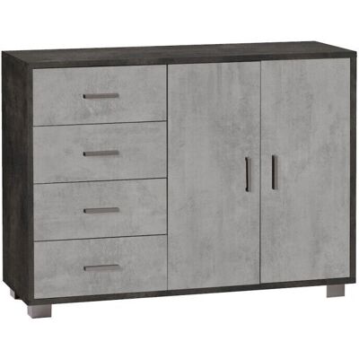 Sarmog - Mobile Credenza Bassa - 2 puertas - 4 cajones - Storage cabinet Sarmog - Mobile Credenza Bassa - 2 puertas - 4 cajones - Storage cabinet