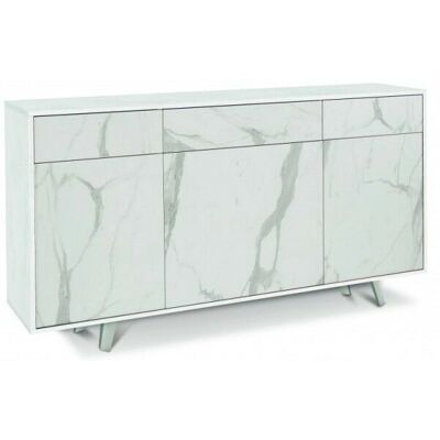 SARMOG Mueble moderno italiano Blanco Calacatta - Aparador SARMOG Mueble moderno italiano Blanco Calacatta - Aparador