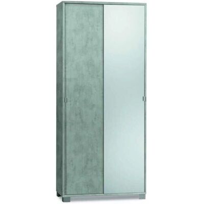 Iperbriko - Mehrzweckschrank mit Spiegel - Grau Iperbriko - Mehrzweckschrank mit Spiegel - Grau