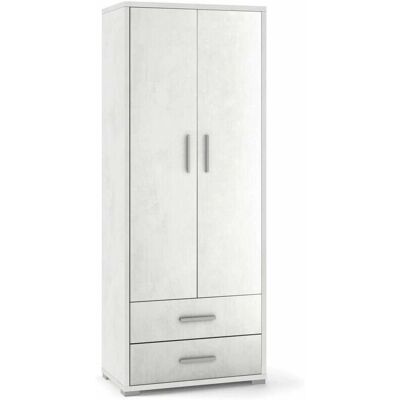 Webmarketpoint Kleiderschrank Ossido Blanco - Multiuse - 71x41x182cm Webmarketpoint Kleiderschrank Ossido Blanco - Multiuse - 71x41x182cm