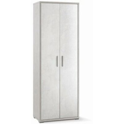 WEBMARKETPOINT Armario Ossido Blanco - 71x41x199 cm WEBMARKETPOINT Armario Ossido Blanco - 71x41x199 cm