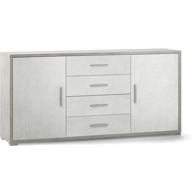Sarmog Modell Db804k - Moderner TV-Schrank mit 4 Schubladen - Möbel Sarmog Modell Db804k - Moderner TV-Schrank mit 4 Schubladen - Möbel