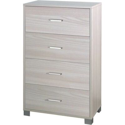 WEBMARKETPOINT Cassettiera Olmo Chiaro 70x41x112 cm WEBMARKETPOINT Cassettiera Olmo Chiaro 70x41x112 cm