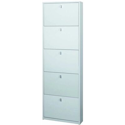 SARMOG Ceniza Blanca 63x18x h190 cm Armario - Storage Cabinet SARMOG Ceniza Blanca 63x18x h190 cm Armario - Storage Cabinet