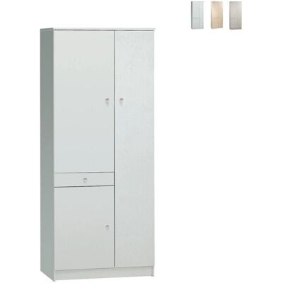 WEBMARKETPOINT Armadio multiuso 3 ante 1 cassetto - Wardrobe WEBMARKETPOINT Armadio multiuso 3 ante 1 cassetto - Wardrobe
