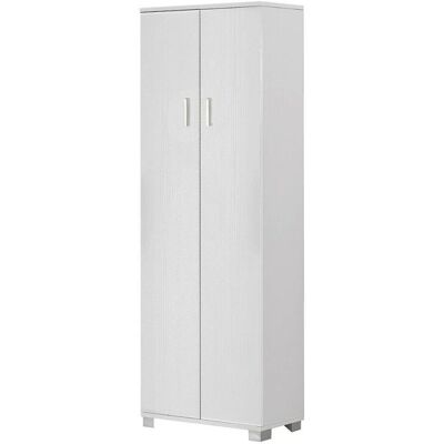 Iperbriko - Armario de almacenamiento - 2 puertas, 5 estantes - 62x34x178 cm Iperbriko - Armario de almacenamiento - 2 puertas, 5 estantes - 62x34x178 cm