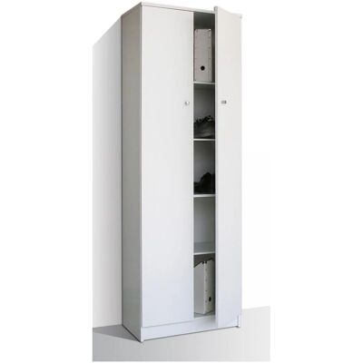 Sarmog Armario Multiusos Blanco para Entrada - Armario de Almacenamiento Sarmog Armario Multiusos Blanco para Entrada - Armario de Almacenamiento