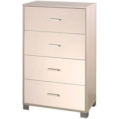 SARMOG Mobile con 4 cassetti bianco fiammato - Arredo SARMOG Mobile con 4 cassetti bianco fiammato - Arredo