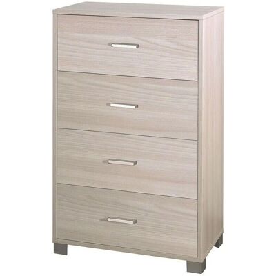 SARMOG Olmo Cajonera Moderna de Dormitorio - 4 Cajones SARMOG Olmo Cajonera Moderna de Dormitorio - 4 Cajones