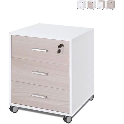 SARMOG Büroschublade - Modernes Design, Mit Schloss, Rollen - Büromöbel SARMOG Büroschublade - Modernes Design, Mit Schloss, Rollen - Büromöbel