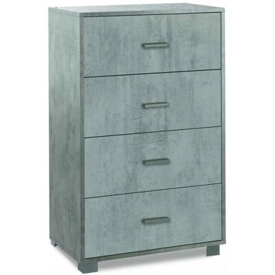 Iperbriko Beton Cemento 70x41x h112 cm - Kommode Iperbriko Beton Cemento 70x41x h112 cm - Kommode