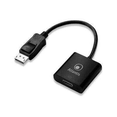 Atlantis Land A04-DP_HDMI Videokabeladapter - 0,2m - DisplayPort HDMI Svart Atlantis Land A04-DP_HDMI Videokabeladapter - 0,2m - DisplayPort HDMI Svart