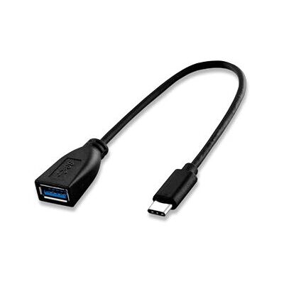 USB-kabel Atlantis Land A04-TC_UB3-01 - USB 3.2 Gen 1, 0,15 m, Zwart USB-kabel Atlantis Land A04-TC_UB3-01 - USB 3.2 Gen 1, 0,15 m, Zwart