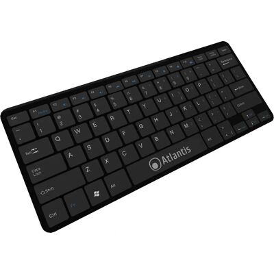 Atlantis Land Argo 900 - Toetsenbord, Zwart, Compact, USB Atlantis Land Argo 900 - Toetsenbord, Zwart, Compact, USB