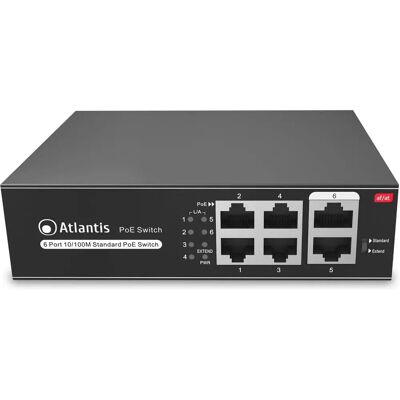 Atlantis Land NetPower F6PoE4 - 6-port PoE Switch Atlantis Land NetPower F6PoE4 - 6-port PoE Switch