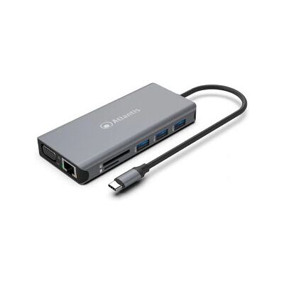 Atlantis Land A04-TC_DK46 Laptop Docking Station - Grey Atlantis Land A04-TC_DK46 Laptop Docking Station - Grey
