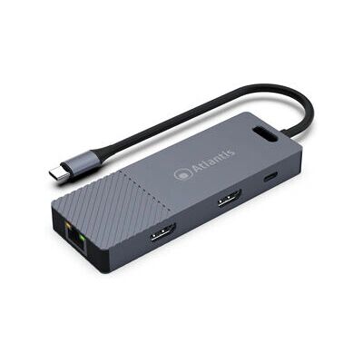 Atlantis Land A04-TC_DK48 Laptop Dock - Dual HDMI 4K - USB-C 100W Atlantis Land A04-TC_DK48 Laptop Dock - Dual HDMI 4K - USB-C 100W