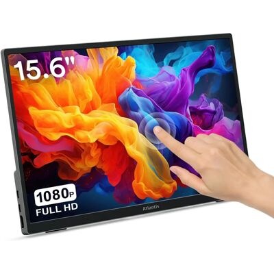 Przenośny Monitor Dotykowy Atlantis 15,6 cali Full HD Przenośny Monitor Dotykowy Atlantis 15,6 cali Full HD