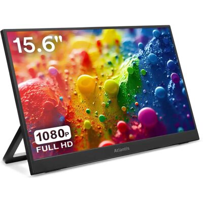 Monitor portatile Atlantis 15,6 pollici IPS - Full HD Ultrasottile Monitor portatile Atlantis 15,6 pollici IPS - Full HD Ultrasottile