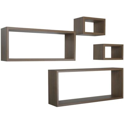 MODULARREDO Estanterías de Pared Merlino - 4 Tamaños - Italia MODULARREDO Estanterías de Pared Merlino - 4 Tamaños - Italia