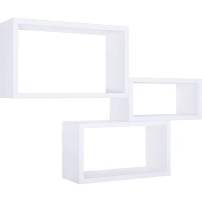 Étagères Murales Modulaires Blanches AHD - Trittico Rectangulaire - Décoration Maison - Publicité Étagères Murales Modulaires Blanches AHD - Trittico Rectangulaire - Décoration Maison - Publicité