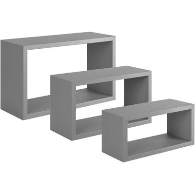 Conjunto de Estantes de Pared Trittico - Diseño Moderno Rectangular Conjunto de Estantes de Pared Trittico - Diseño Moderno Rectangular