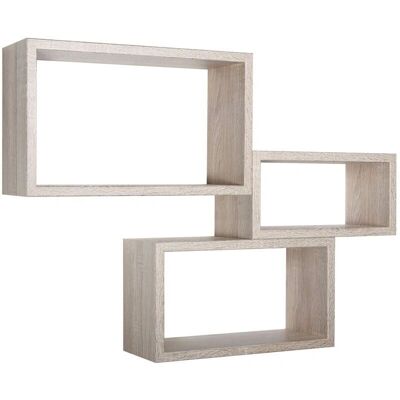 Étagères Murales Sanitec Trittico - Rectangulaires, 3 pièces, Finition bois - Publicité Étagères Murales Sanitec Trittico - Rectangulaires, 3 pièces, Finition bois - Publicité