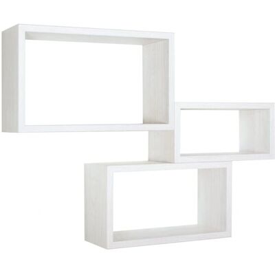Mensole da Muro Trittico - Set Rettangolare Modulare Mensole da Muro Trittico - Set Rettangolare Modulare