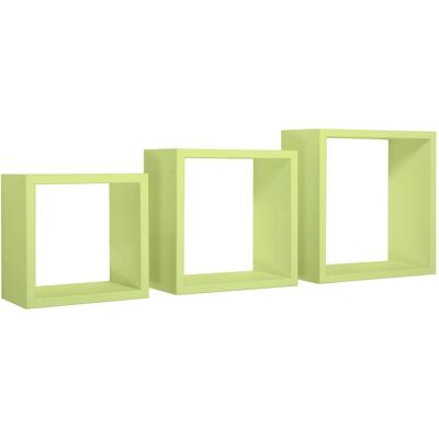 Estantes de Pared Incubo Cubo - Verde Estantes de Pared Incubo Cubo - Verde