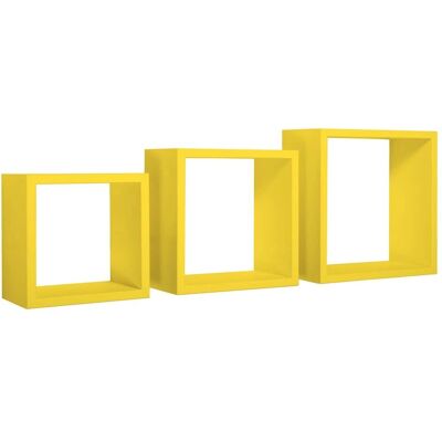 MODULARREDO Incubo Étagères Murales - Jaune Canarino - Design Moderne Minimaliste - Publicité MODULARREDO Incubo Étagères Murales - Jaune Canarino - Design Moderne Minimaliste - Publicité
